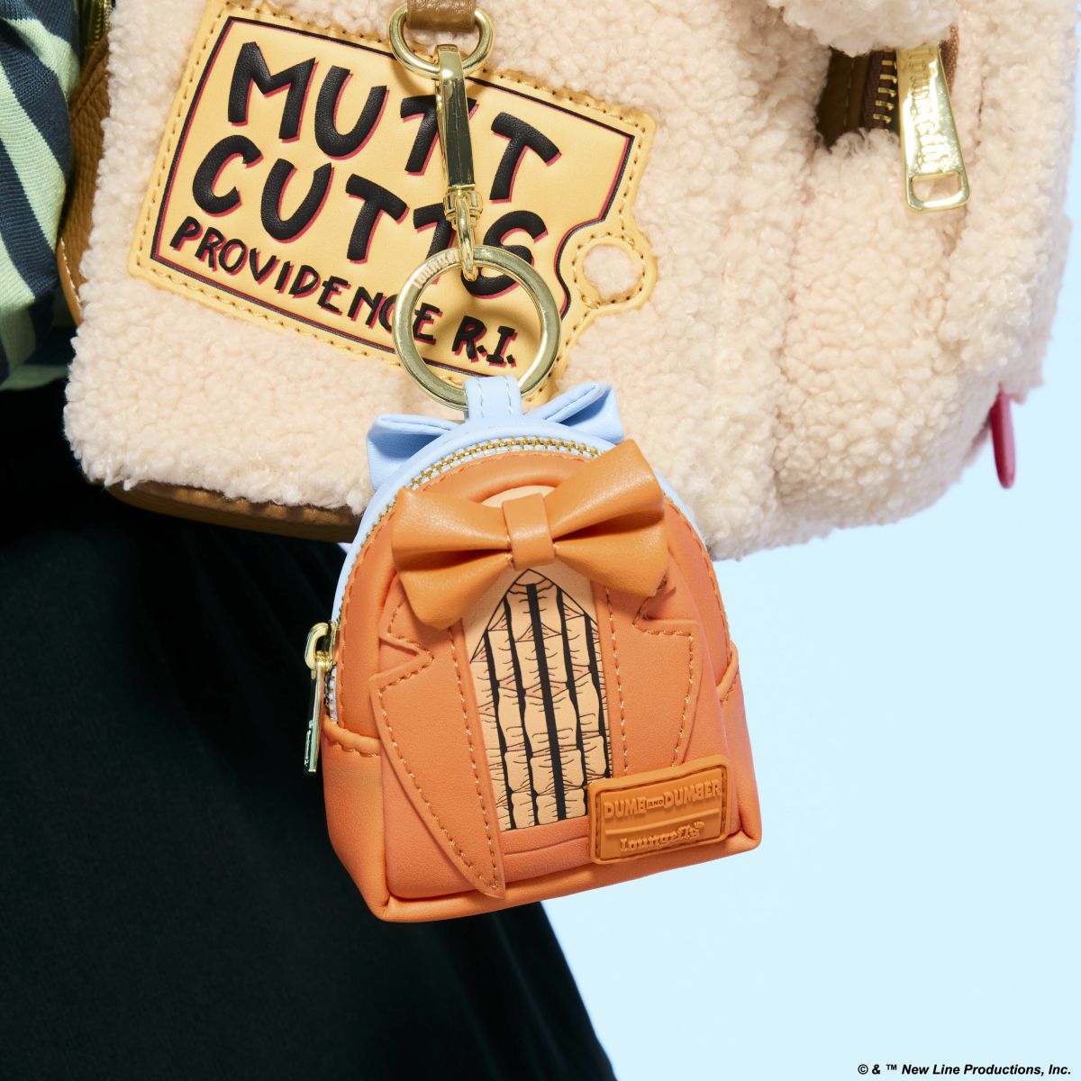 Dumb & Dumber Suit Cosplay Reversible Keychain Charm