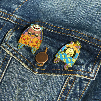 D23 Exclusive Lilo & Stitch Jumba and Pleakley 2-Pack Pin Set