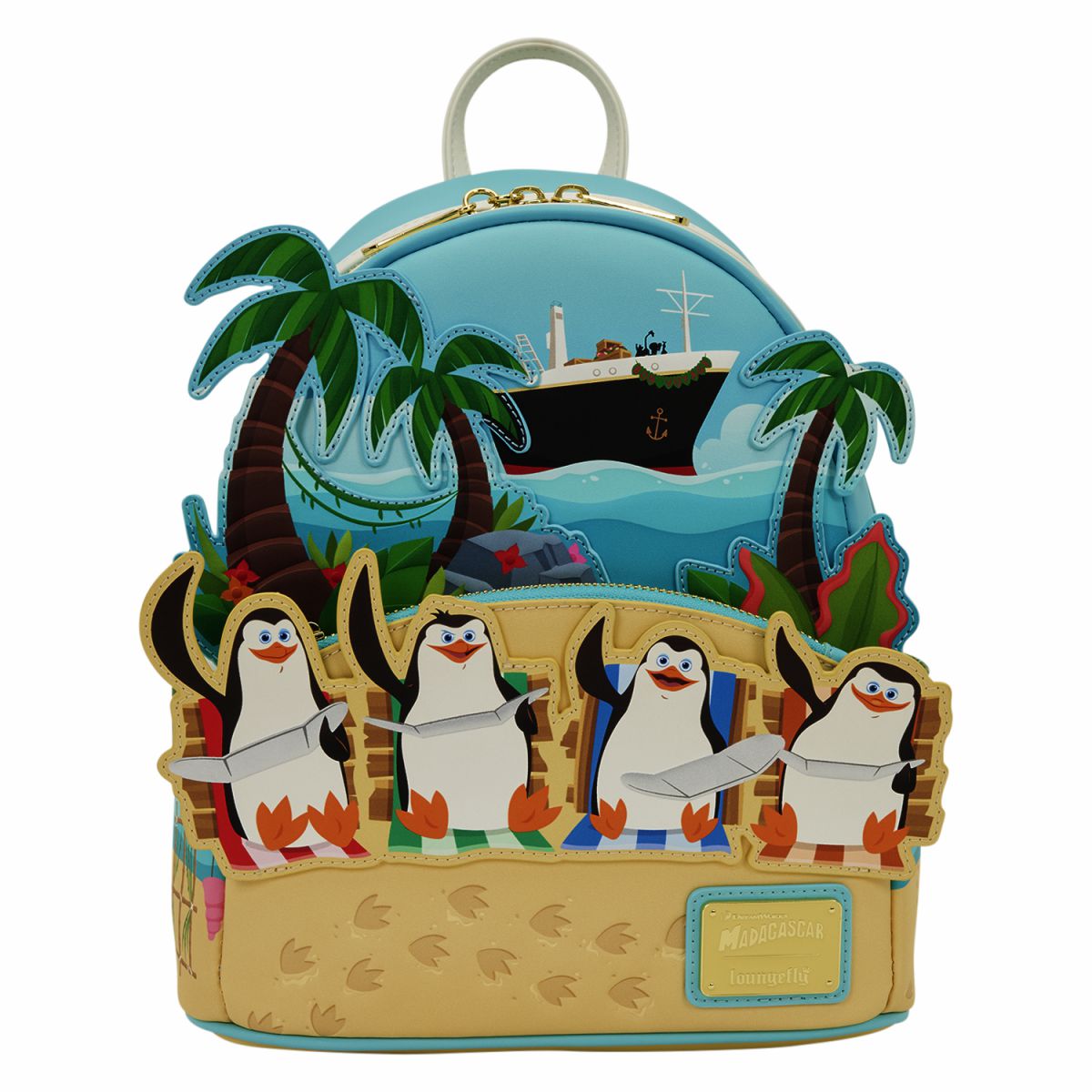 Madagascar Exclusive Penguins Beach Mini Backpack