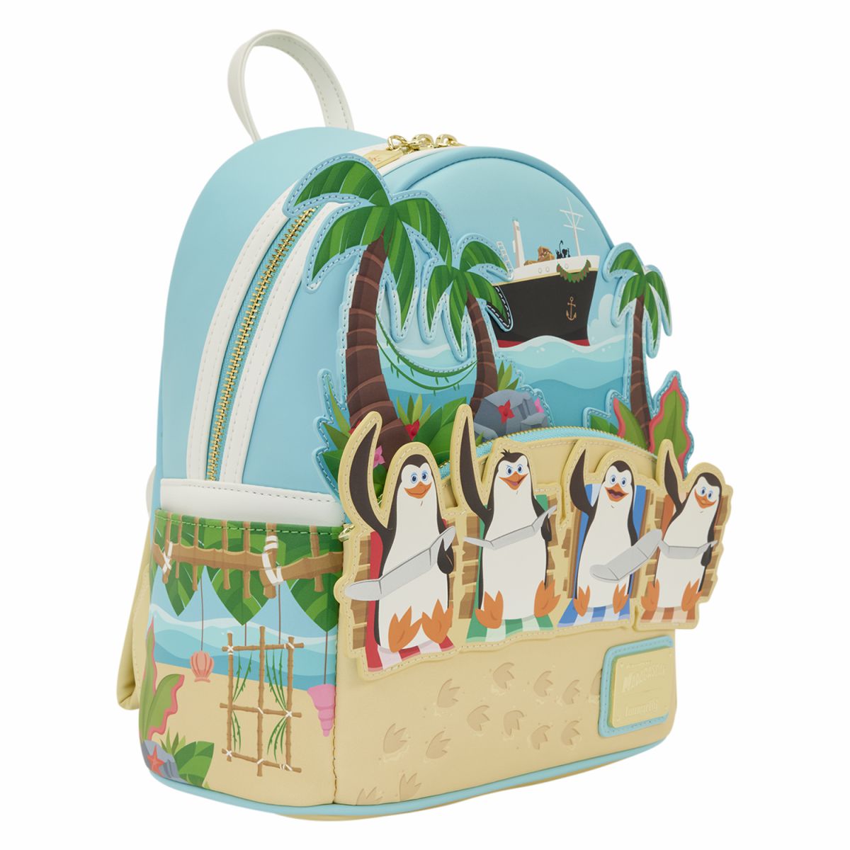 Madagascar Exclusive Penguins Beach Mini Backpack