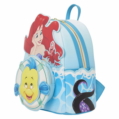 The Little Mermaid Exclusive Ariel, Flounder, & Sebastian Mini Backpack