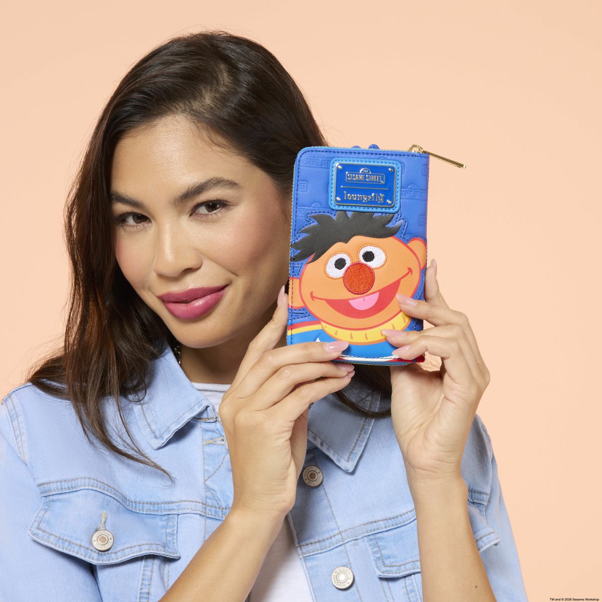 Sesame Street Exclusive Bert & Ernie Zip Around Wallet