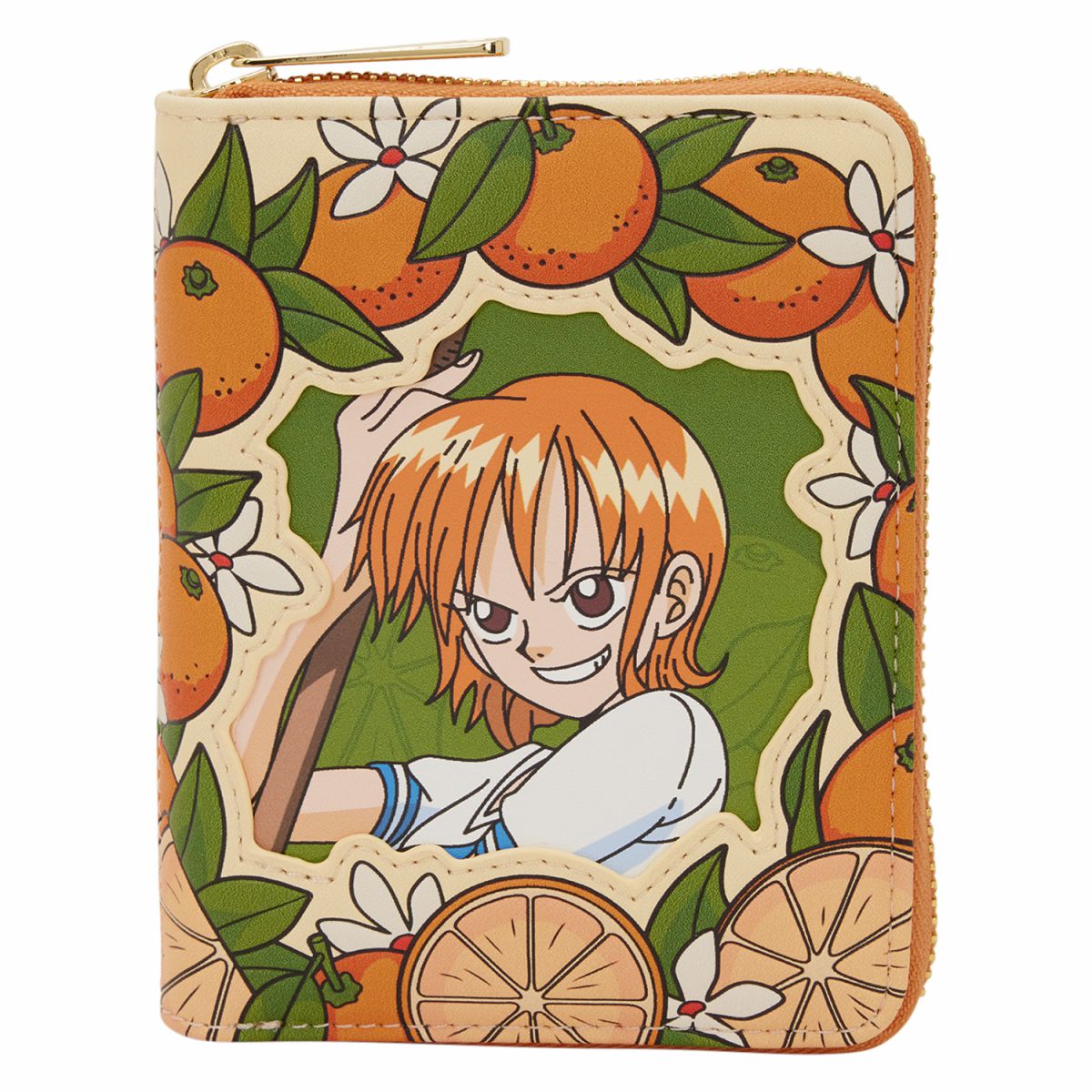 One Piece Exclusive Nami & Tangerines Zip Around Wallet