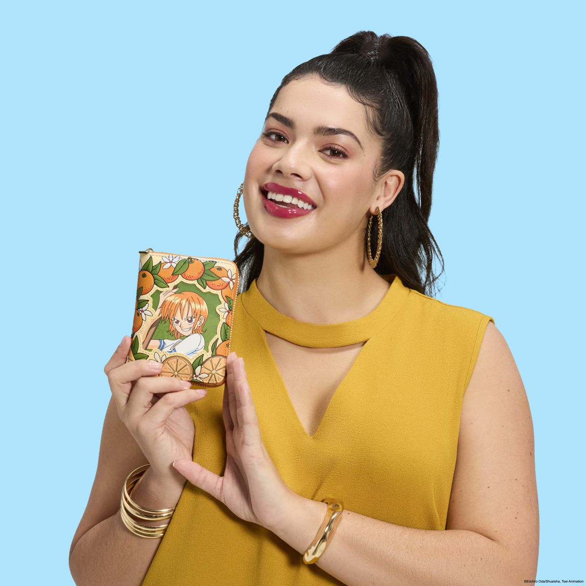 One Piece Exclusive Nami & Tangerines Zip Around Wallet