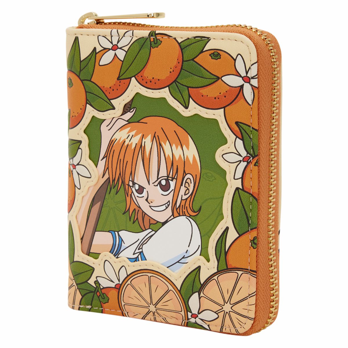 One Piece Exclusive Nami & Tangerines Zip Around Wallet