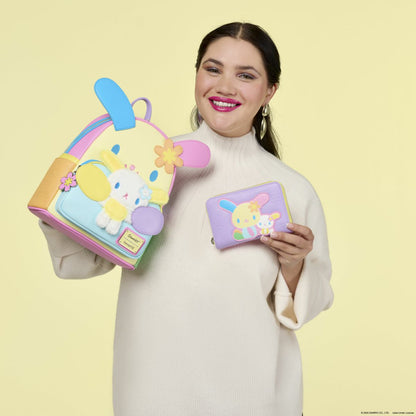Sanrio Exclusive U*SA*HA*NA Color Block Zip Around Wallet