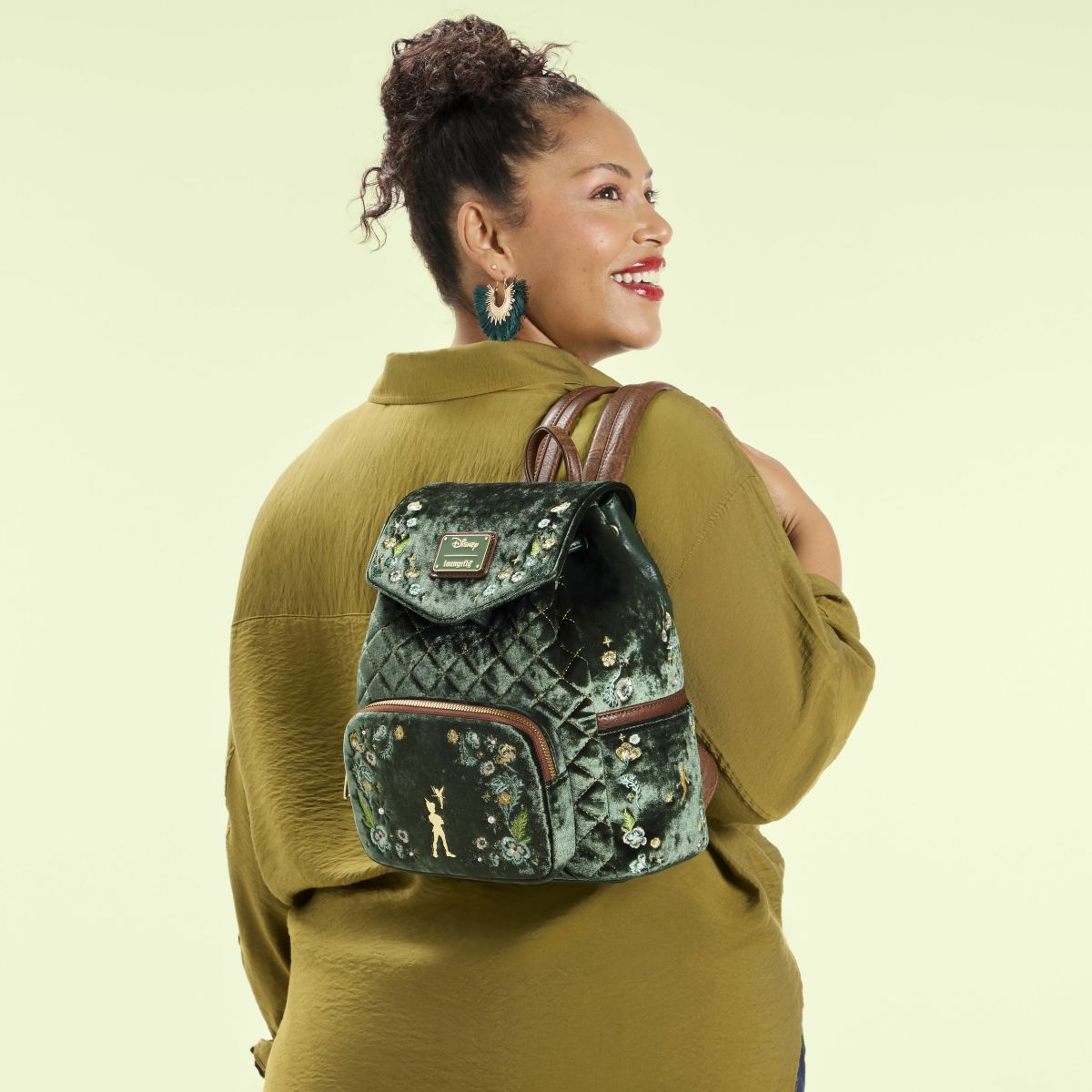 Peter Pan Exclusive Quilted Texture Mini Backpack