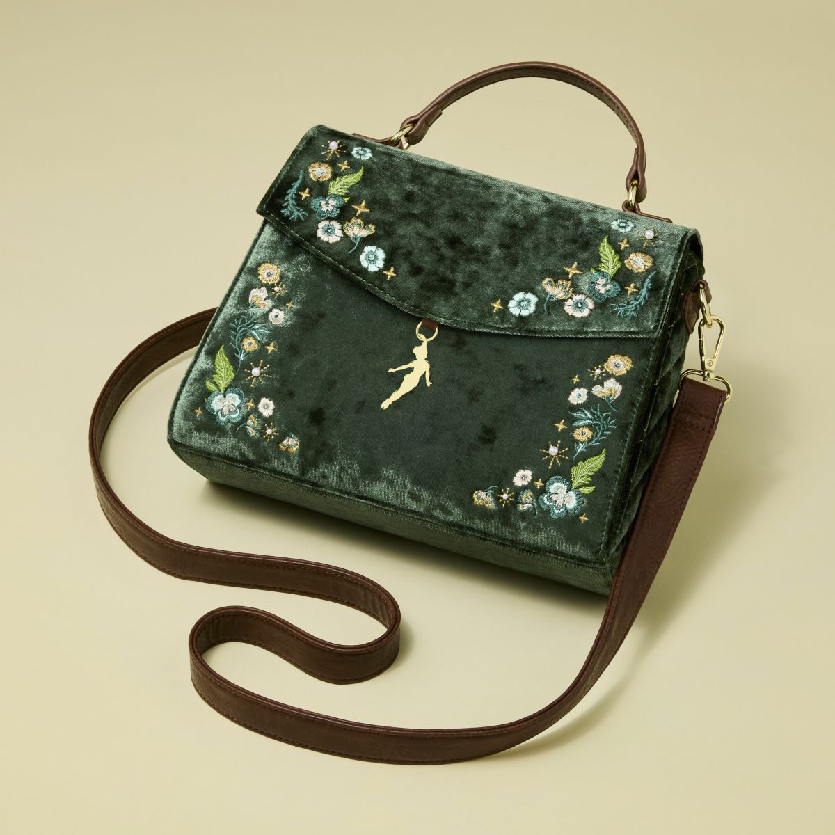 Peter Pan Exclusive Quilted Texture Crossbody Bag