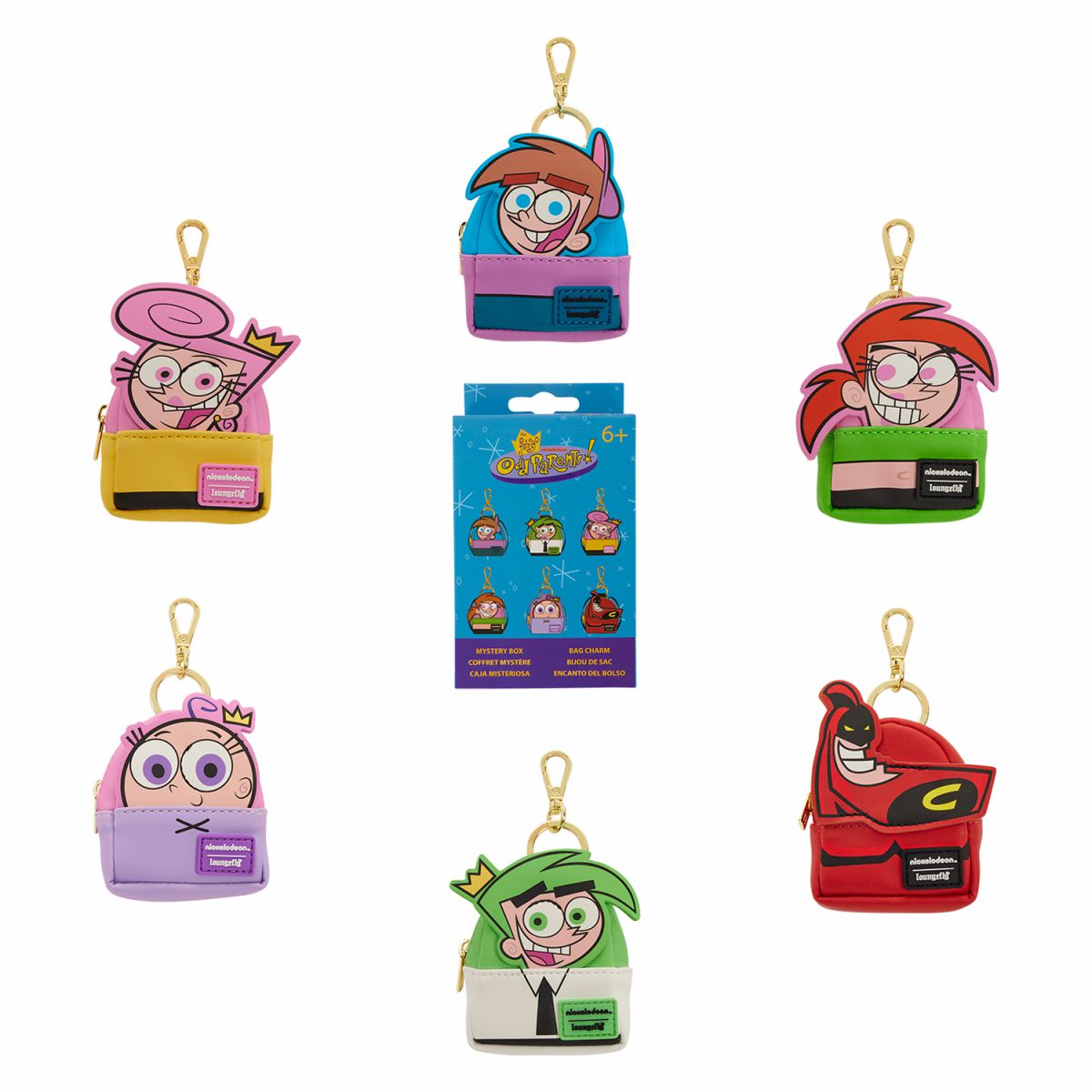 The Fairly OddParents Exclusive Cosplay Mystery Mini Backpack Keychain Charm