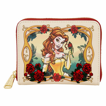 Beauty and the Beast Exclusive Belle Floral Zip Around Wallet