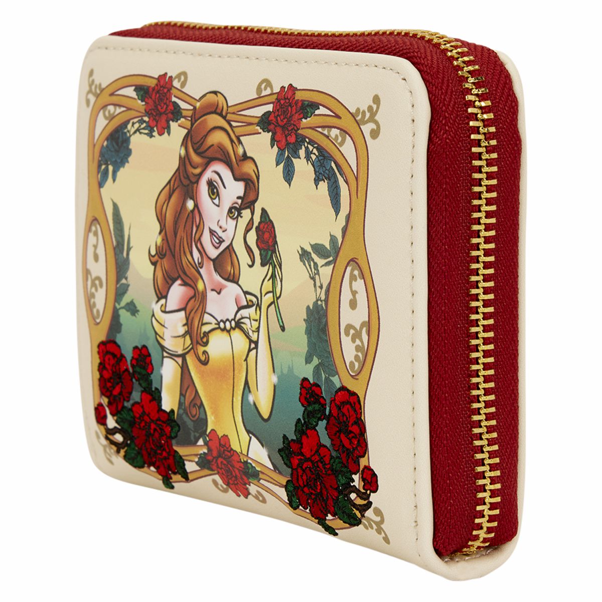 Beauty and the Beast Exclusive Belle Floral Zip Around Wallet