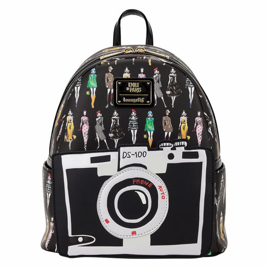 Emily in Paris Limited Edition Camera All-Over Print Mini Backpack