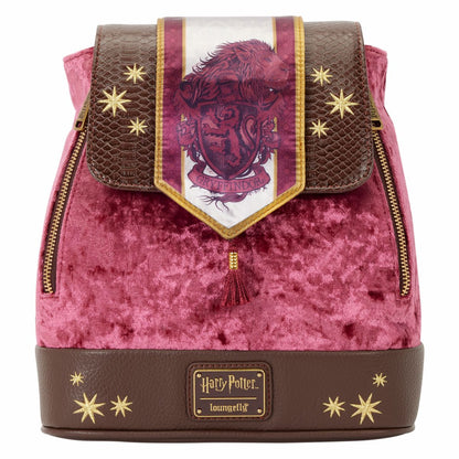 Exclusive Harry Potter Gryffindor Banner Velvet Mini Backpack
