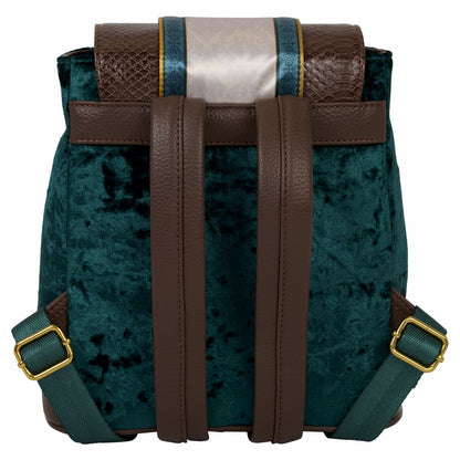 Exclusive Harry Potter Slytherin Banner Velvet Mini Backpack