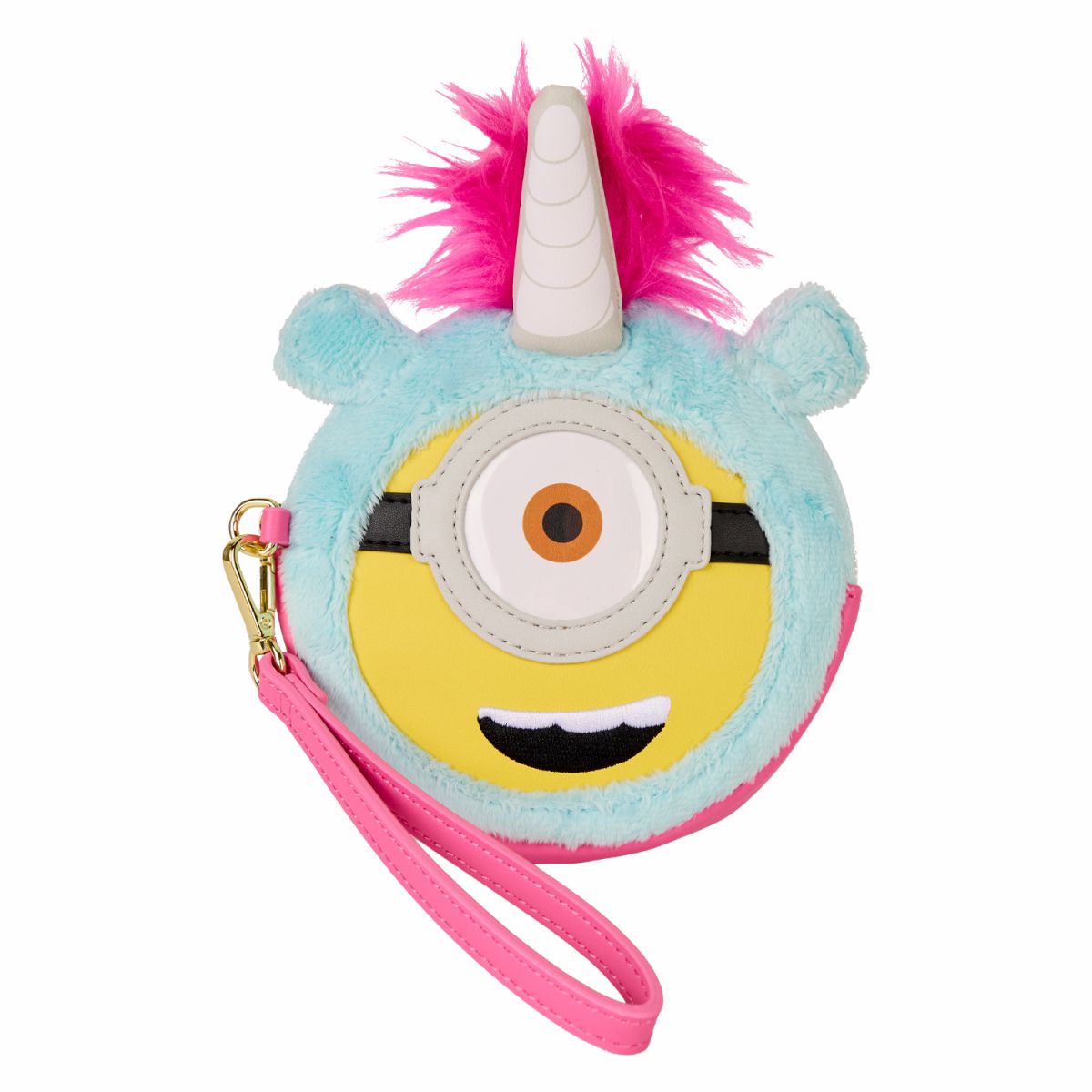 Minions Fluffy Unicorn Exclusive Costume Plush Wristlet Wallet