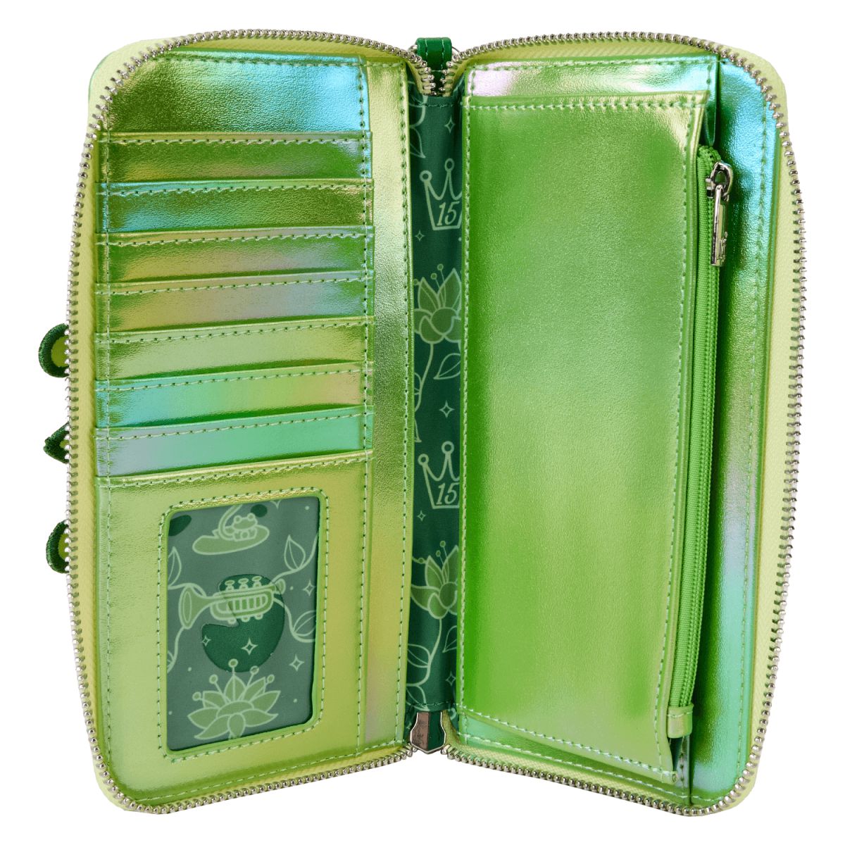 The Princess And The Frog Tiana Exclusive Shiny Series Iridescent Cosplay Wristlet Wallet