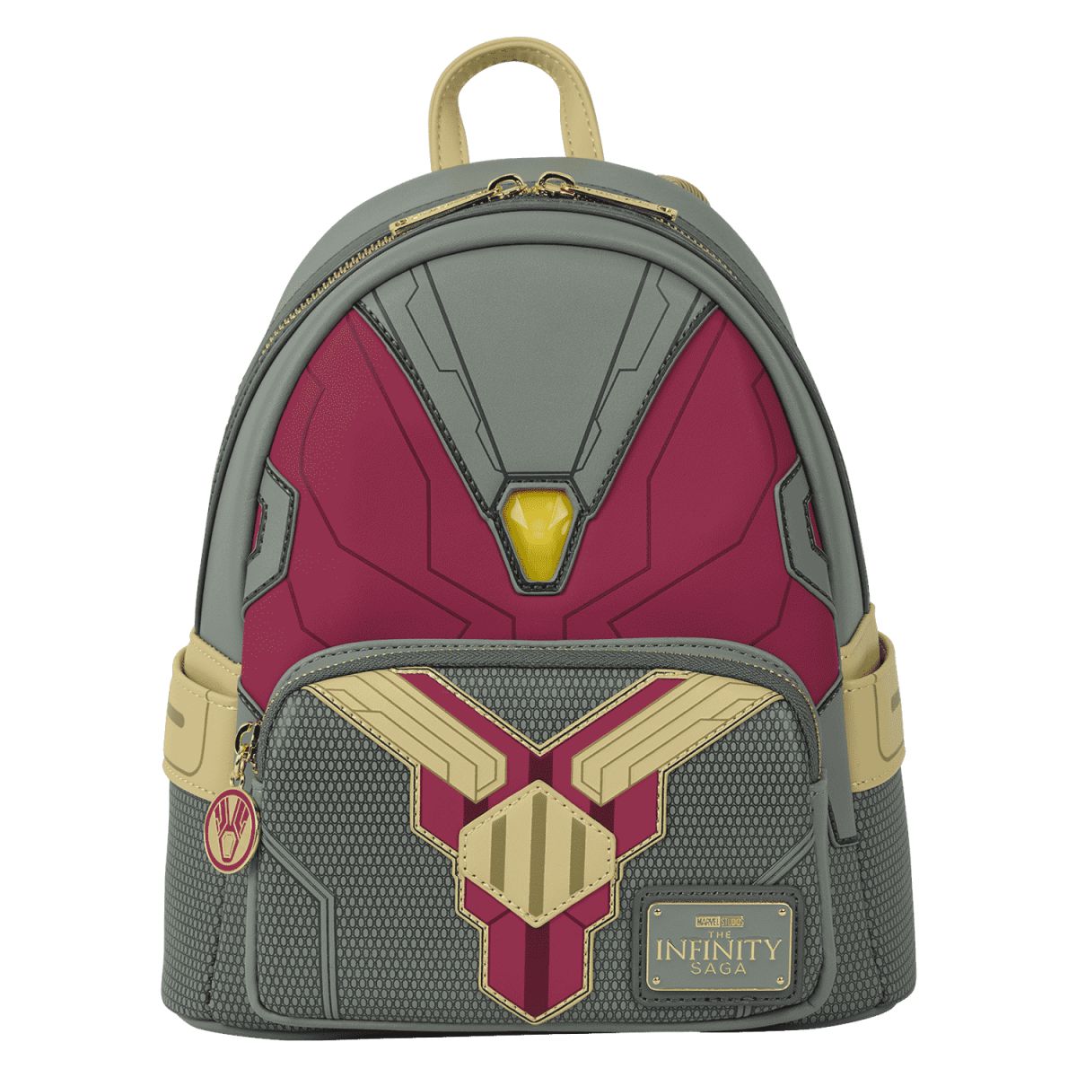 Marvel Exclusive Avengers Vision Light Up Cosplay Mini Backpack