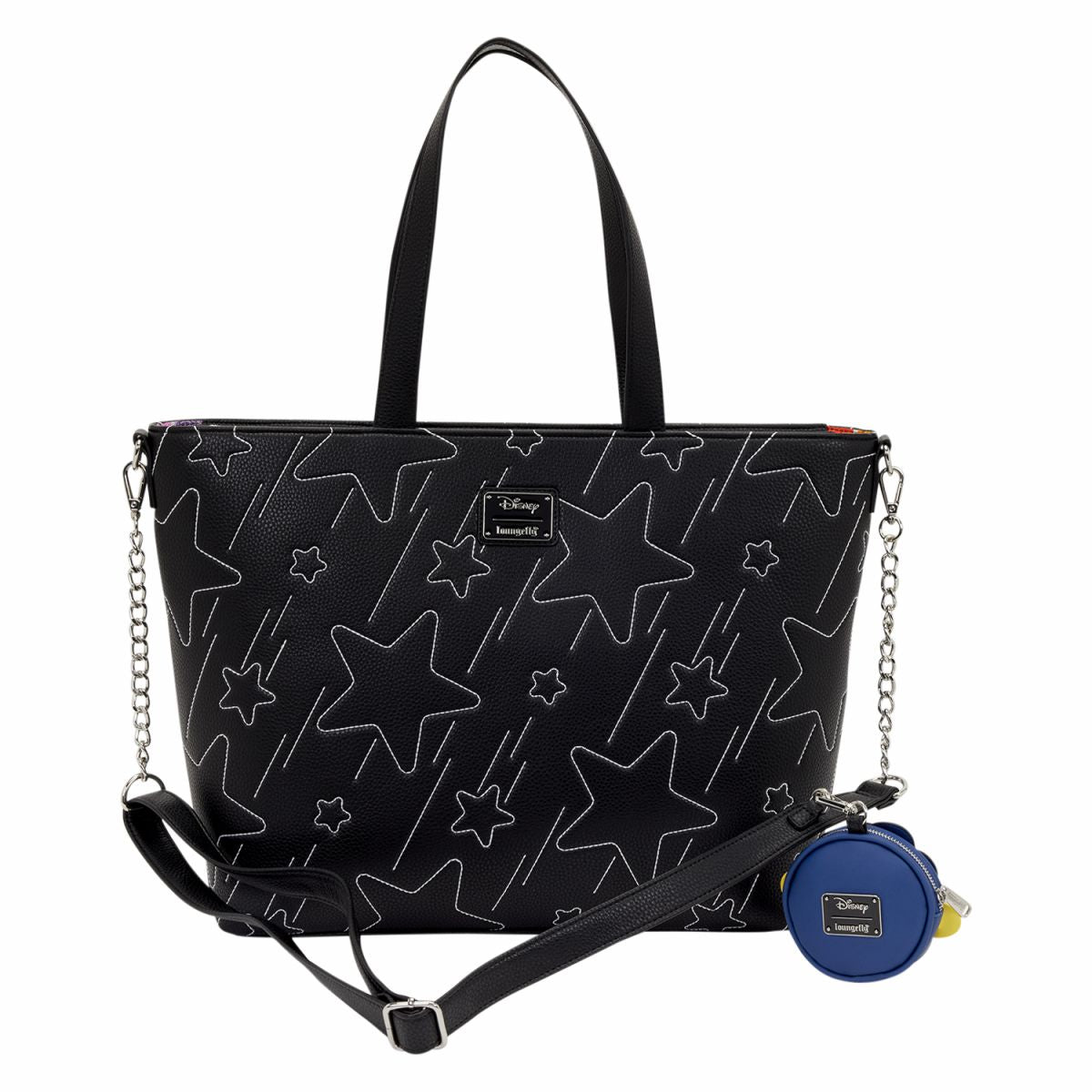 Lilo & Stitch Space Adventure Glow Tote Crossbody Bag with Coin Bag