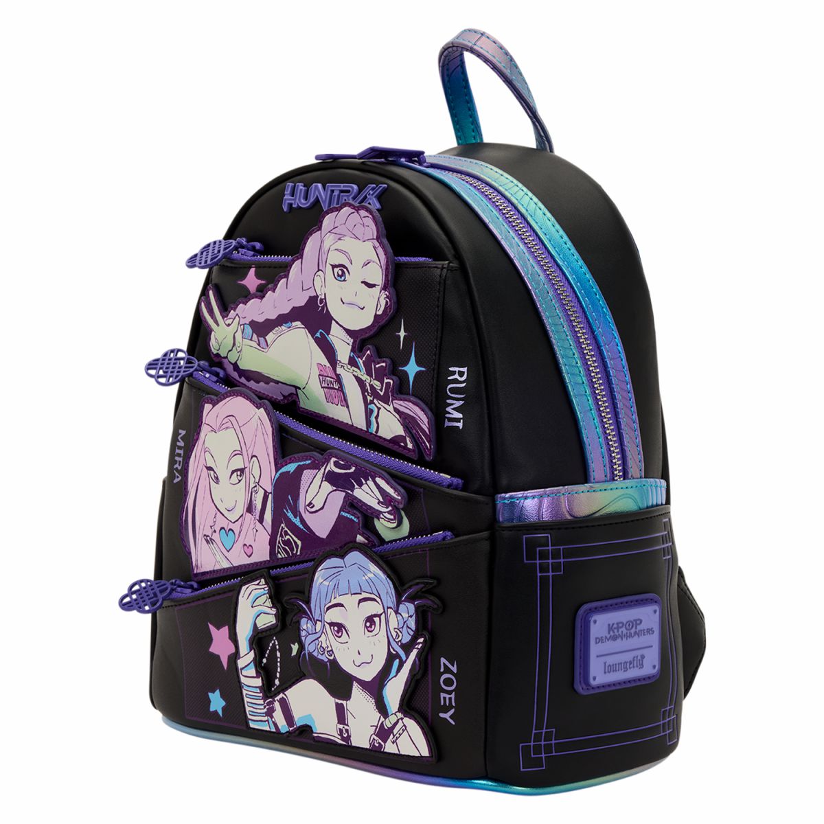 KPop Demon Hunters HUNTR/X Mini Backpack with Photo Card Charm