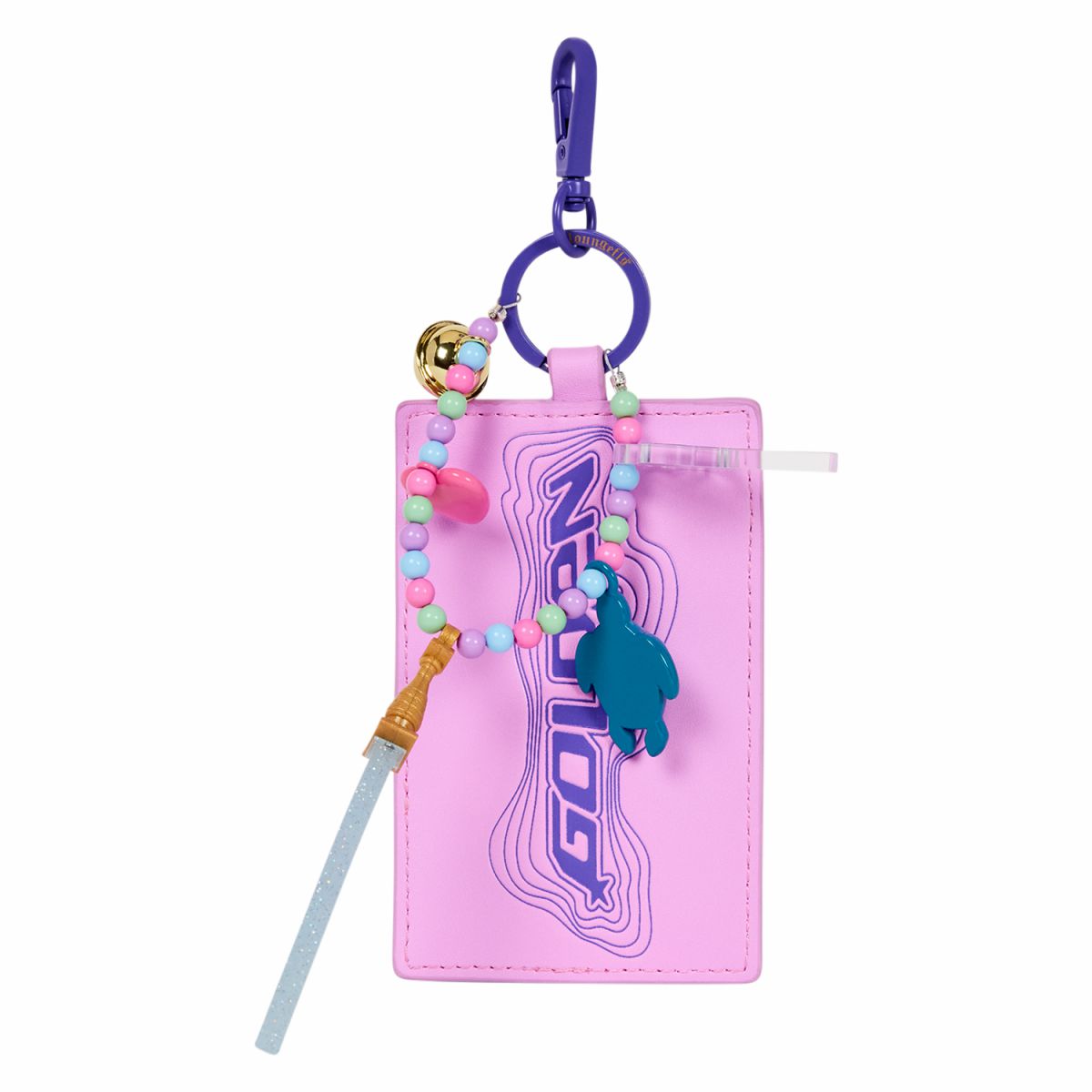 KPop Demon Hunters HUNTR/X Mini Backpack with Photo Card Charm
