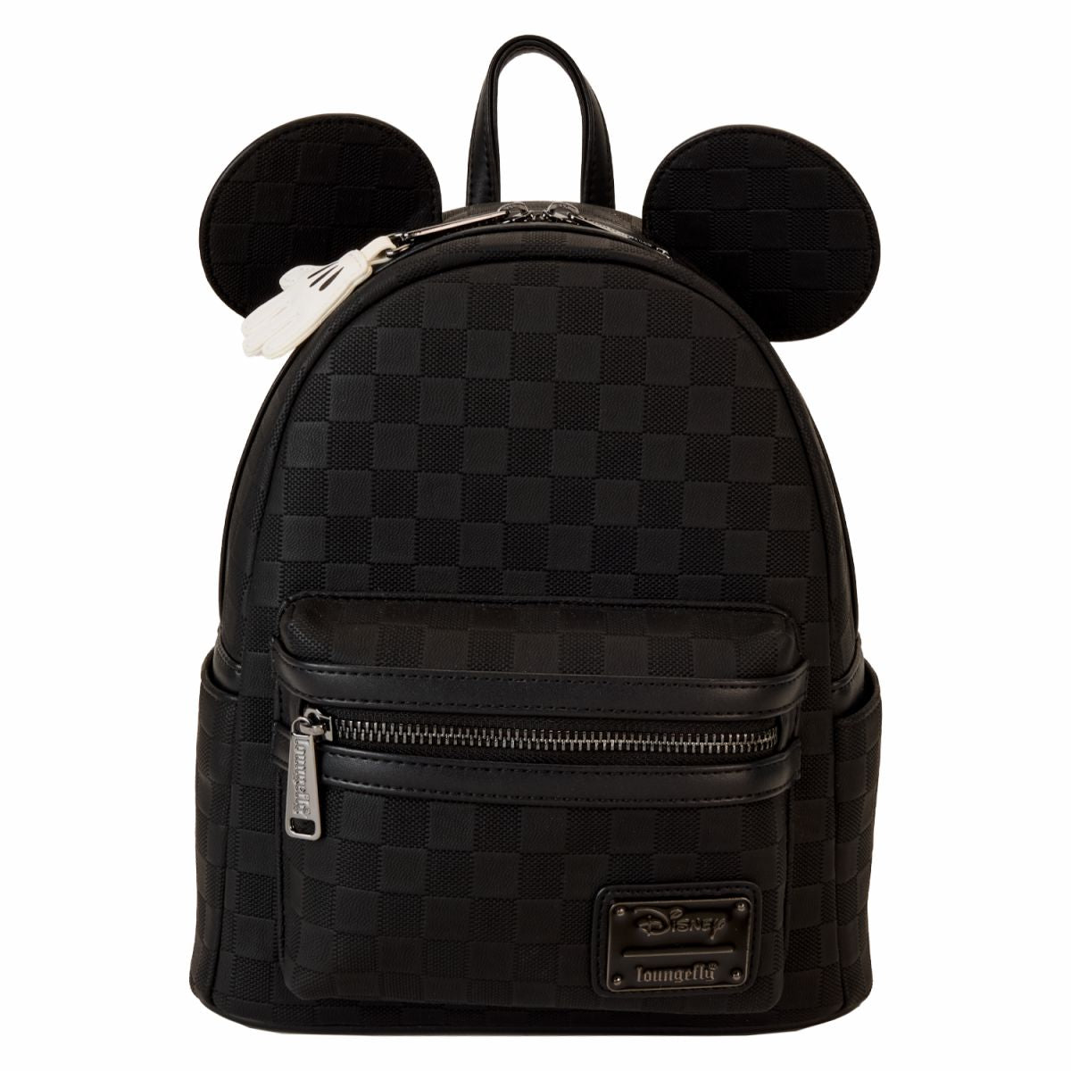 Mickey Mouse Checkered Texture Mini Backpack