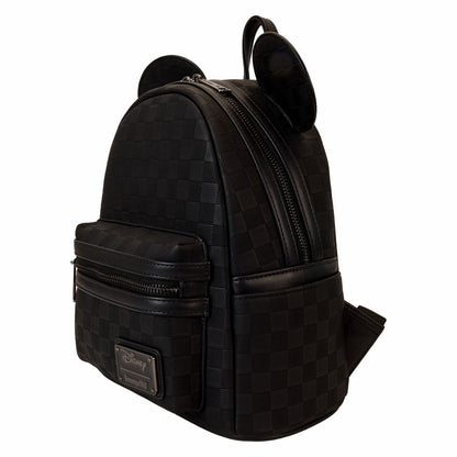 Mickey Mouse Checkered Texture Mini Backpack