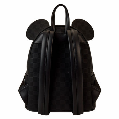 Mickey Mouse Checkered Texture Mini Backpack