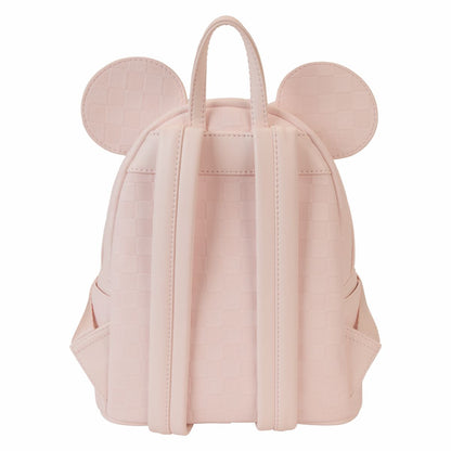 Minnie Mouse Checkered Texture Mini Backpack
