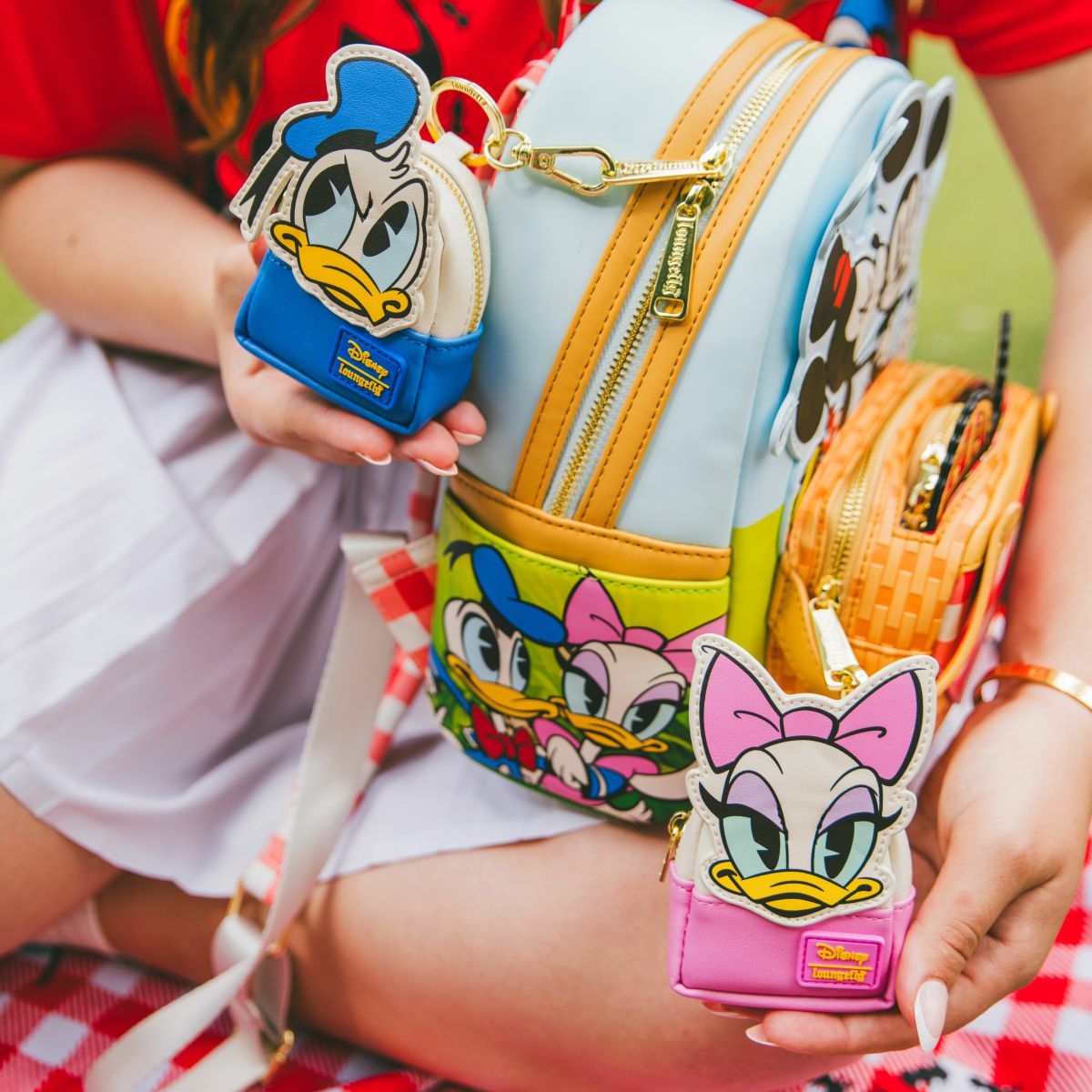 Mickey & Friends Picnic Cosplay Mystery Mini Backpack Keychain Charm
