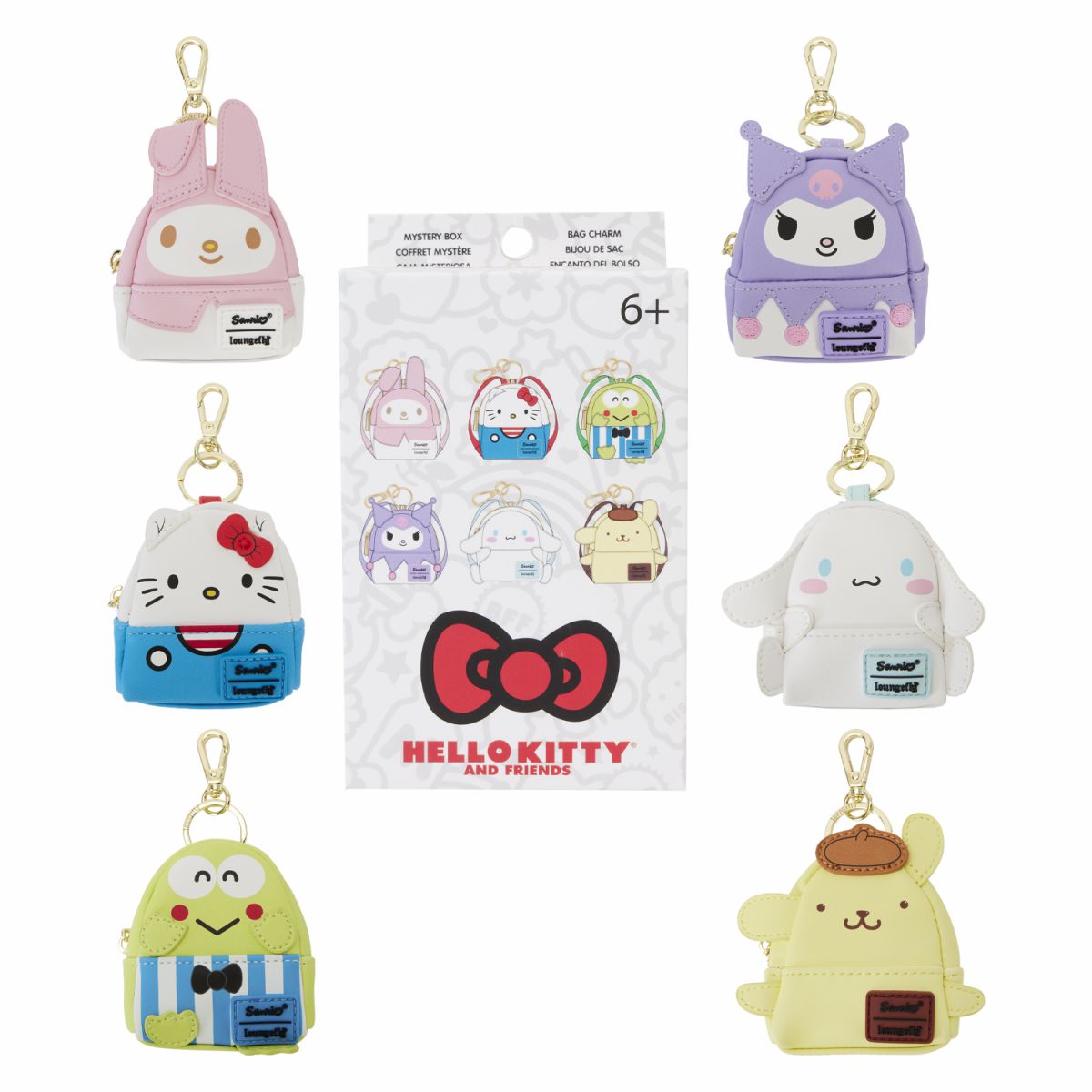Sanrio Hello Kitty & Friends Cosplay Mystery Mini Backpack Keychain Charm
