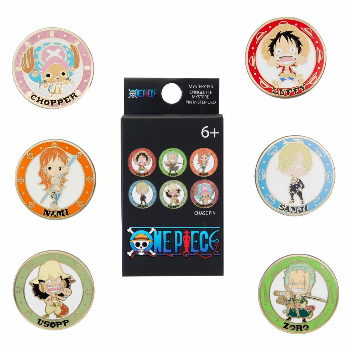 One Piece 25th Anniversary Chibi Mystery Box Pin