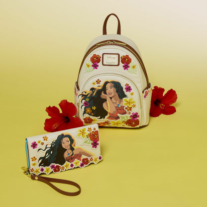Moana Live Action Floral Wristlet Wallet