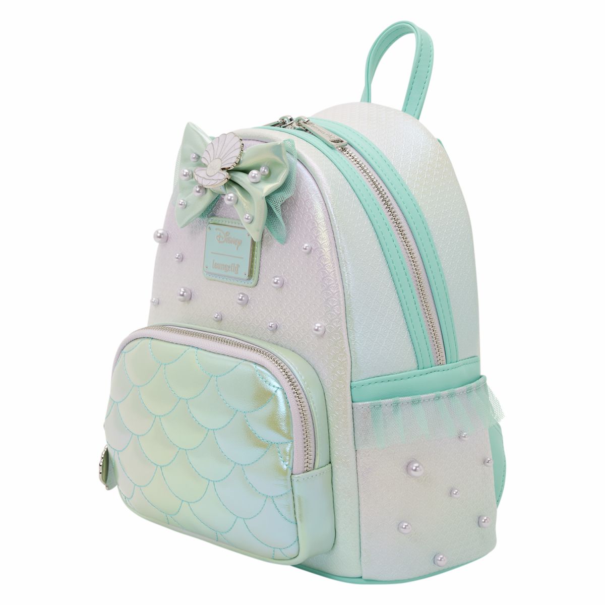 The Little Mermaid Iridescent Pearl Mini Backpack