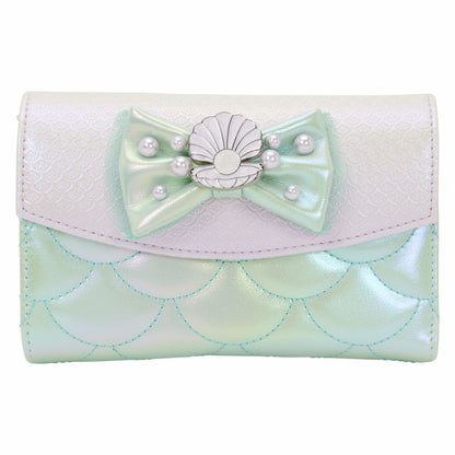 The Little Mermaid Iridescent Pearl Flap Wallet