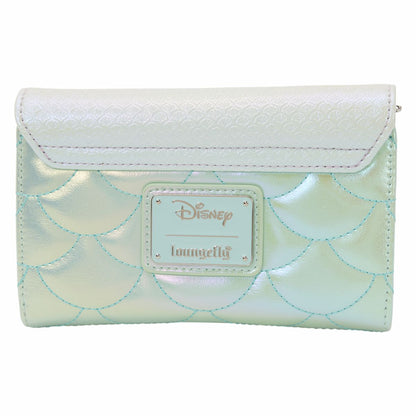 The Little Mermaid Iridescent Pearl Flap Wallet
