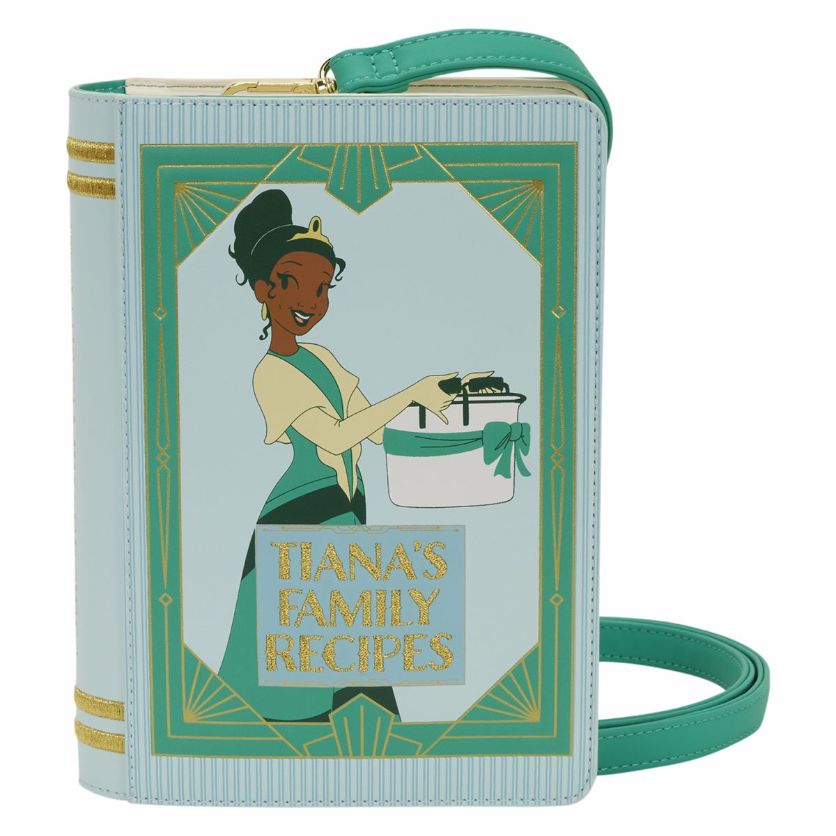 The Princess and the Frog Tiana Recipe Book Crossbody Bag