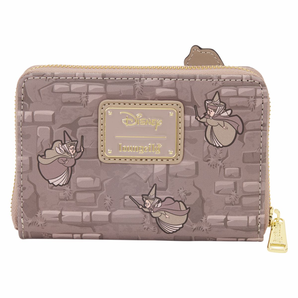 Sleeping Beauty & Maleficent Spinning Wheel Zip Around Wallet