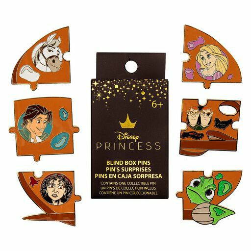 Tangled Paints Puzzle Mystery Box Pin