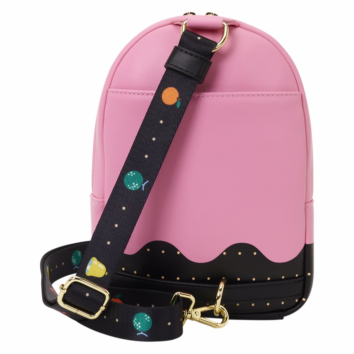 PAC-MAN Pinky Ghost Glow Sling Crossbody Bag