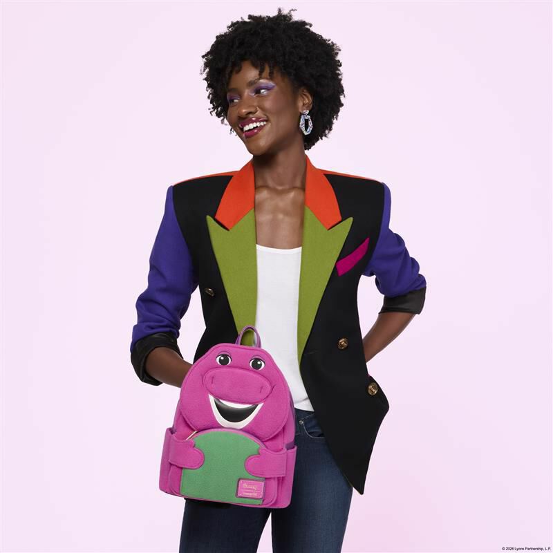Barney Cosplay Mini Backpack