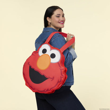 Sesame Street Elmo Cosplay Oversized Canvas Tote Bag
