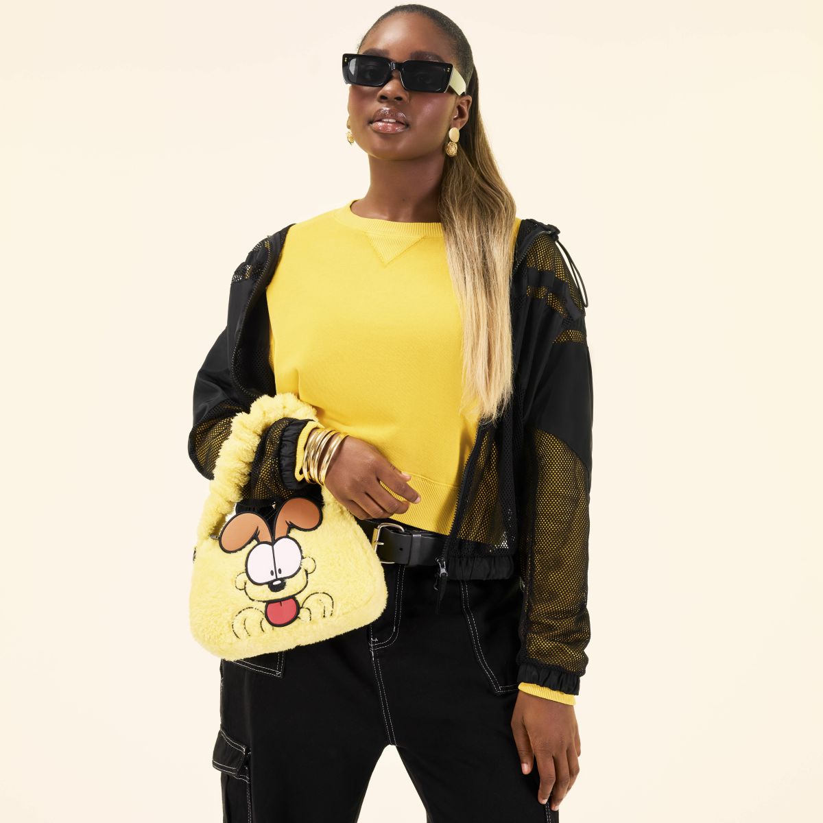 Garfield Odie Plush Cosplay Crossbody Bag