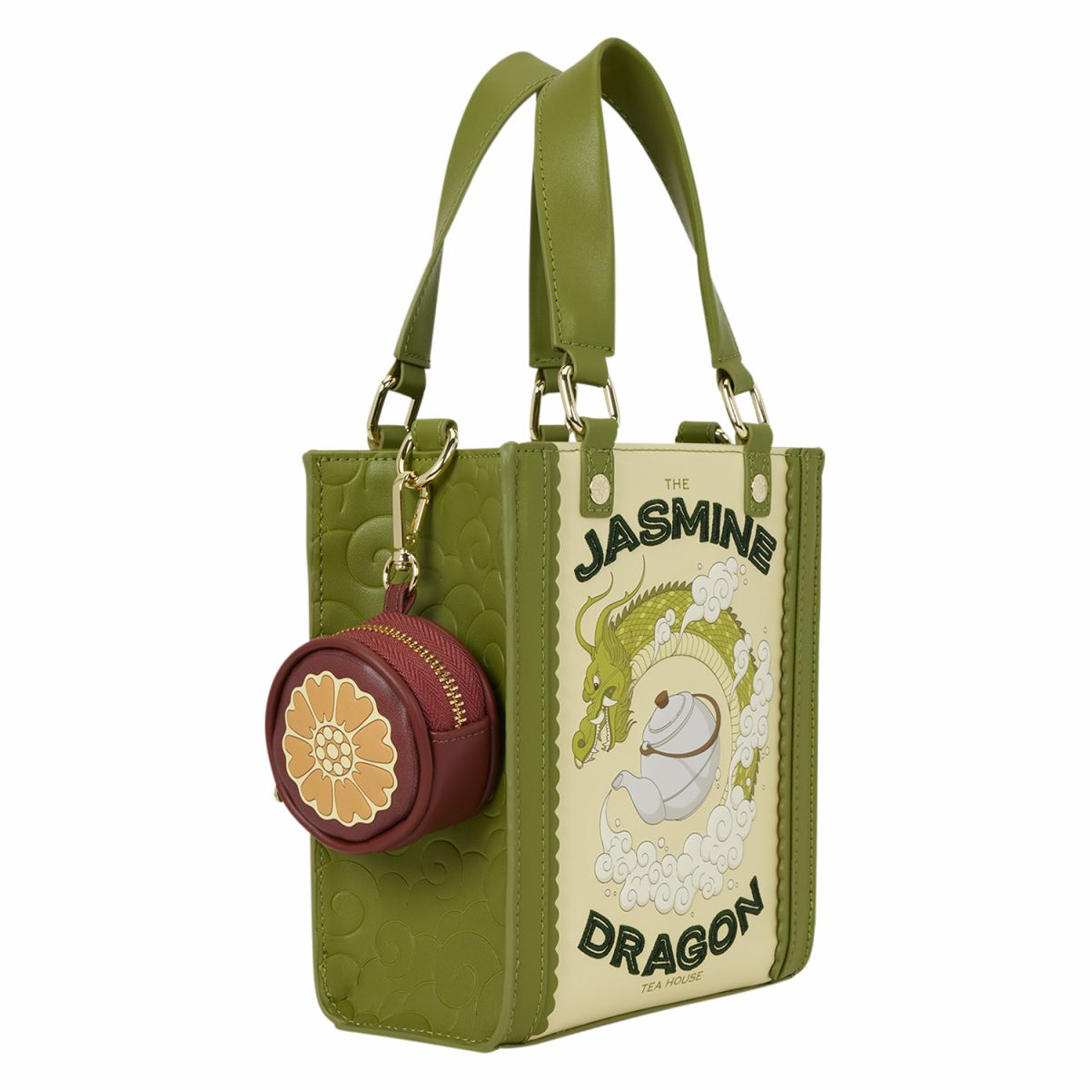 Avatar: The Last Airbender Jasmine Dragon Mini Tote Crossbody Bag with Coin Bag