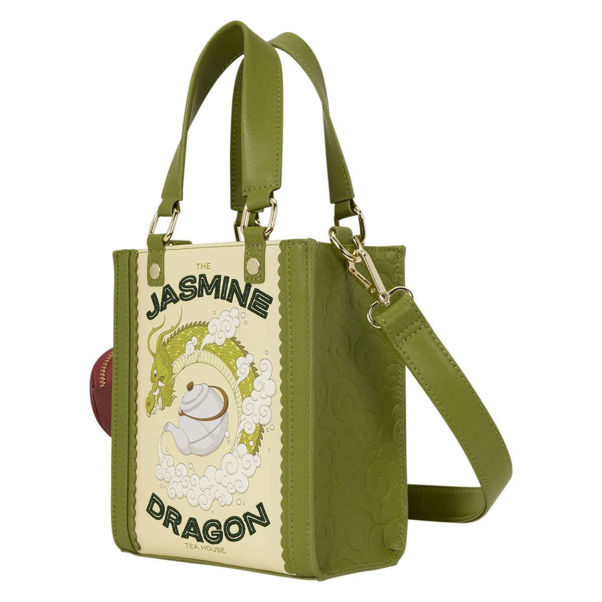 Avatar: The Last Airbender Jasmine Dragon Mini Tote Crossbody Bag with Coin Bag