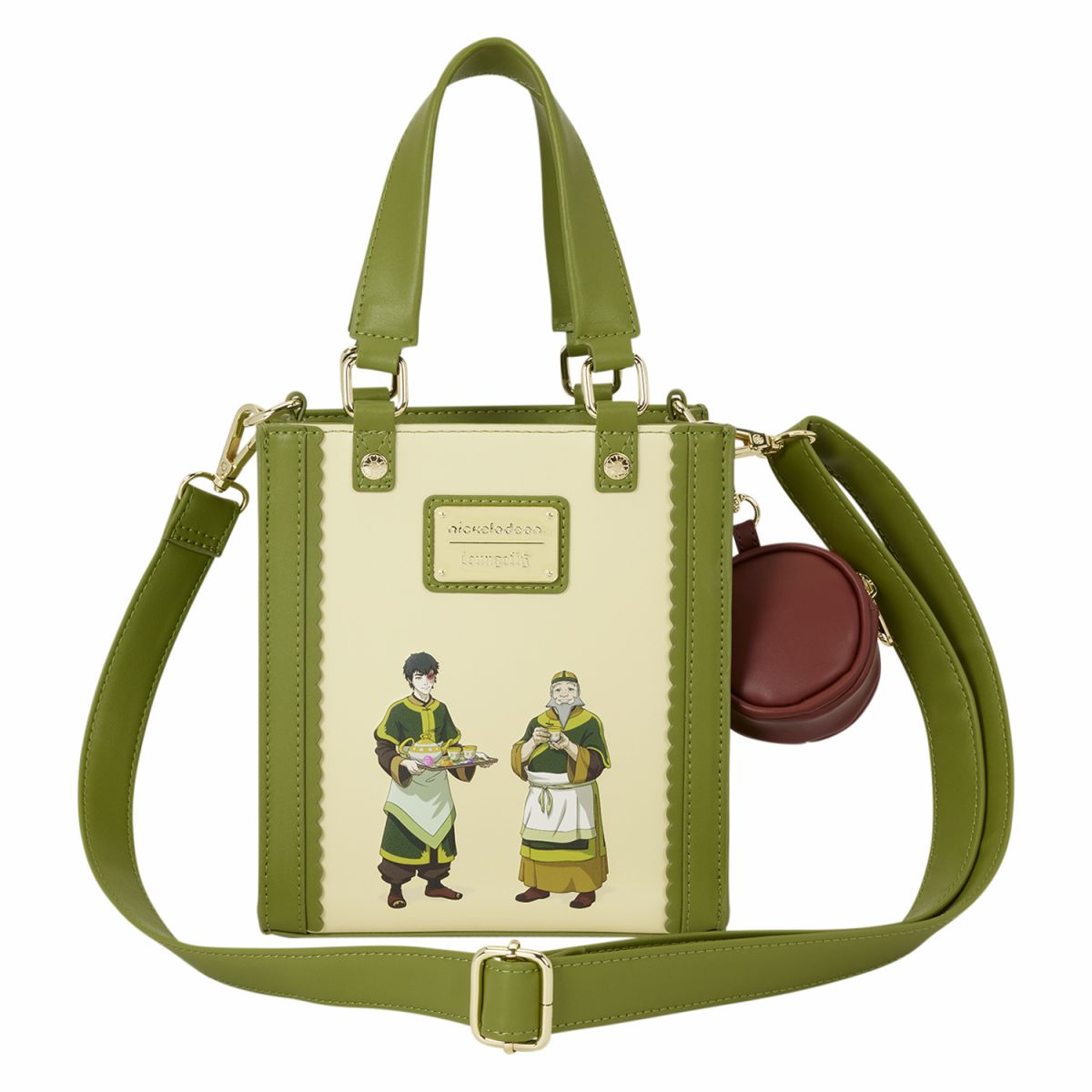 Avatar: The Last Airbender Jasmine Dragon Mini Tote Crossbody Bag with Coin Bag