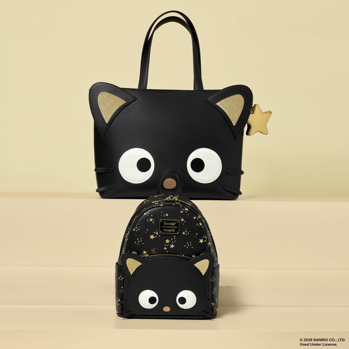Sanrio Chococat Stars Tote Crossbody Bag with Coin Bag