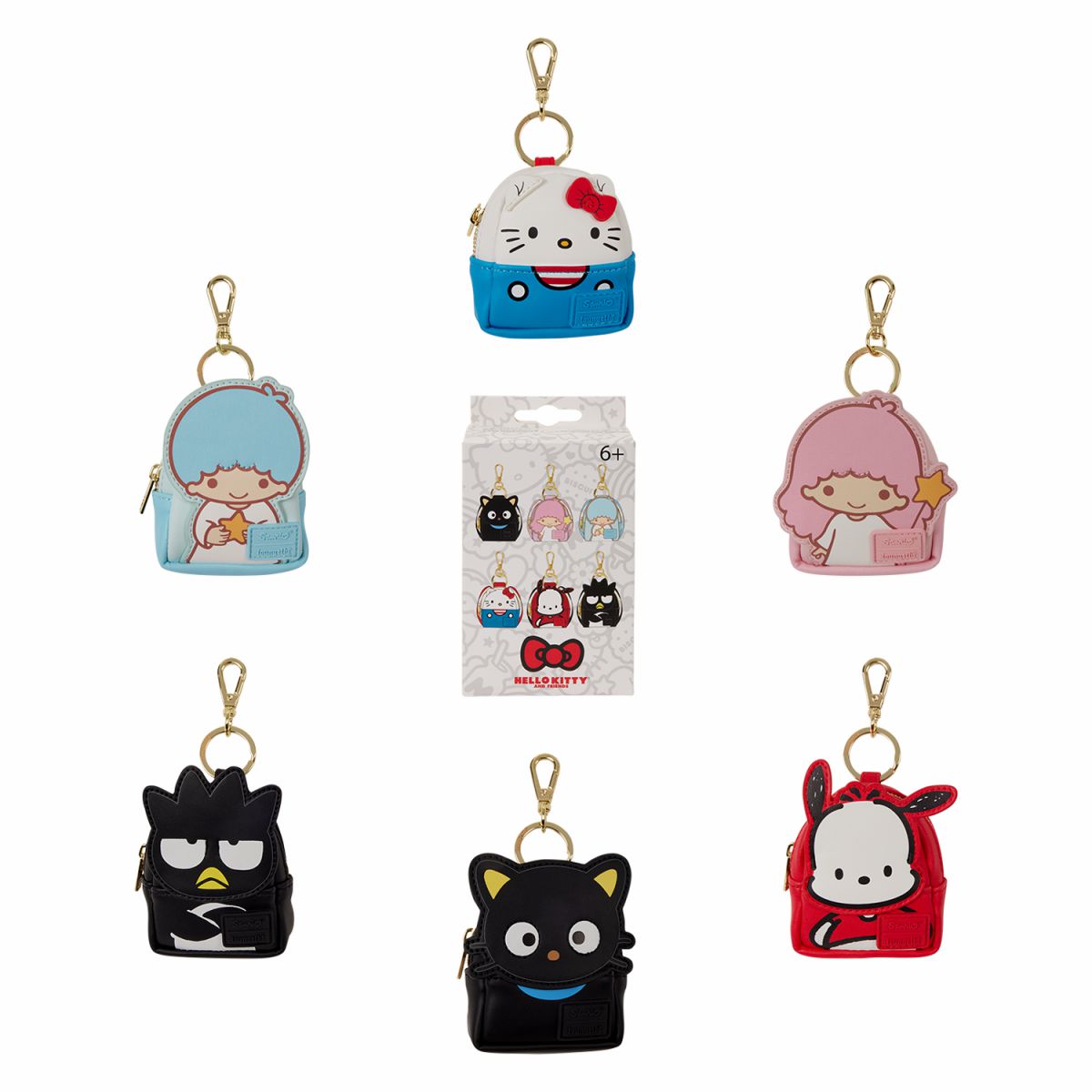 Sanrio Characters Cosplay Mystery Mini Backpack Keychain Charm