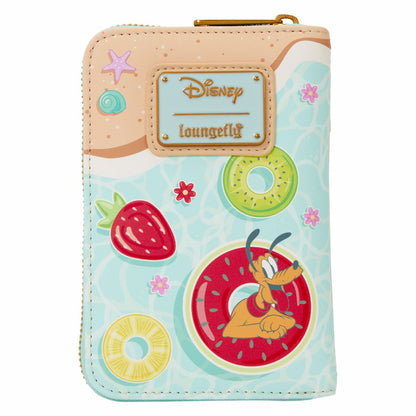 Mickey & Minnie Beach Fun Zip Around Wallet
