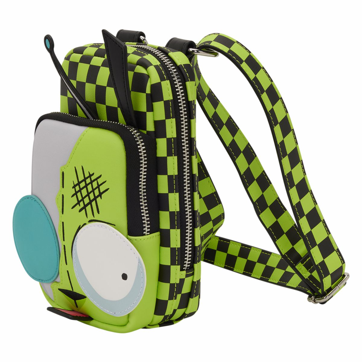 Invader Zim Gir Cell Phone Crossbody Bag with Coin Bag