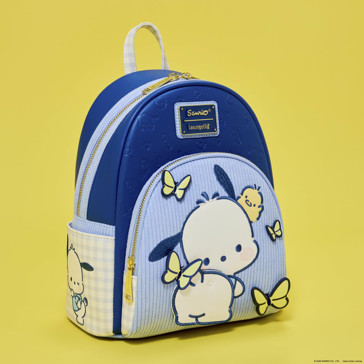 Sanrio Pochacco Gingham Mini Backpack